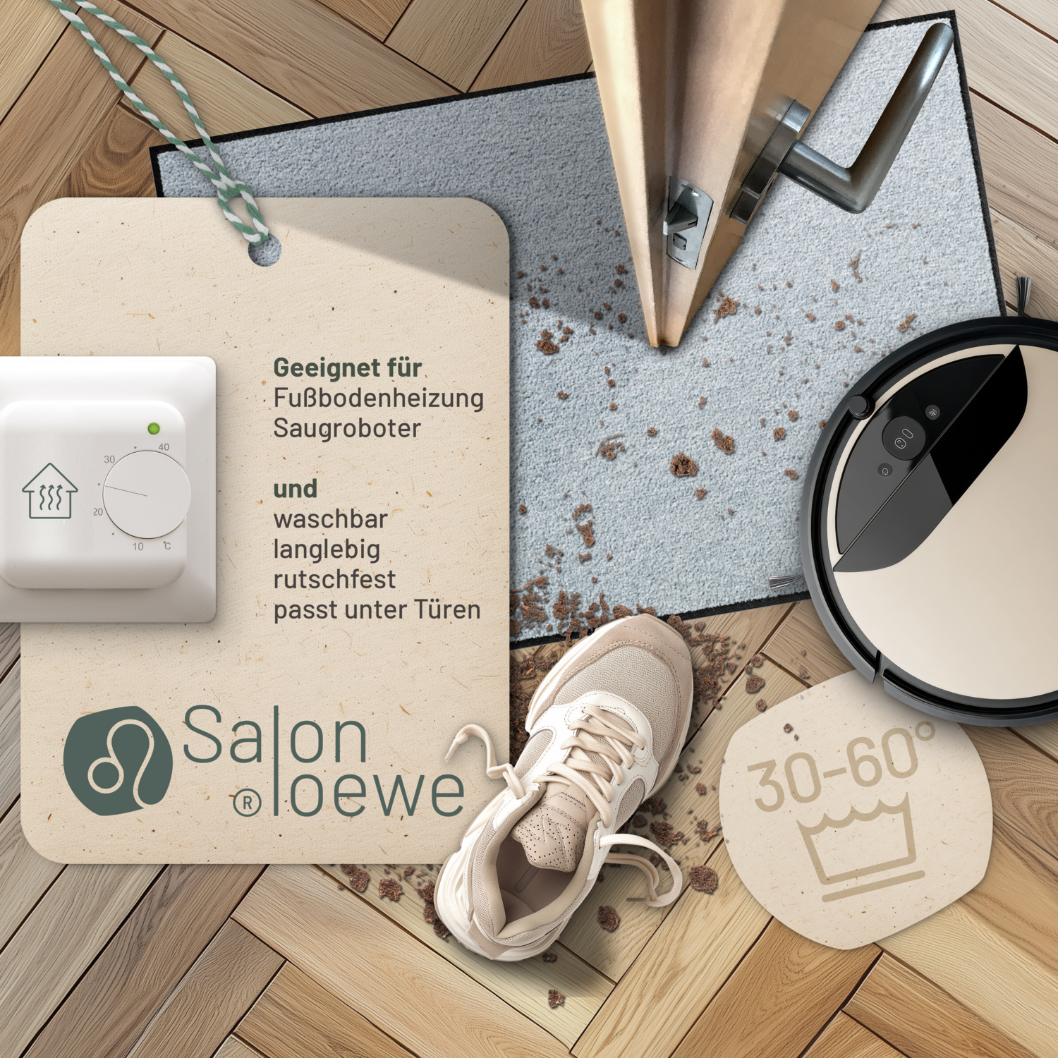 salonloewe-silbergrau-halb-rund-60-x-85-cm-elegante-fu-matte-in-silbergrau image 2