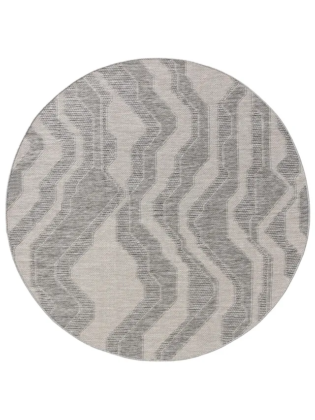 benuta-nest-teppich-bronco-grau-160-cm-rund-polyester-in-outdoor-geometrisch-pfl image 1