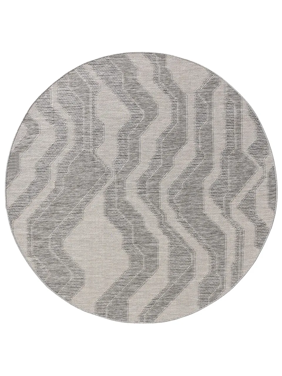 benuta-nest-teppich-bronco-grau-160-cm-rund-polyester-in-outdoor-geometrisch-pfl image 1