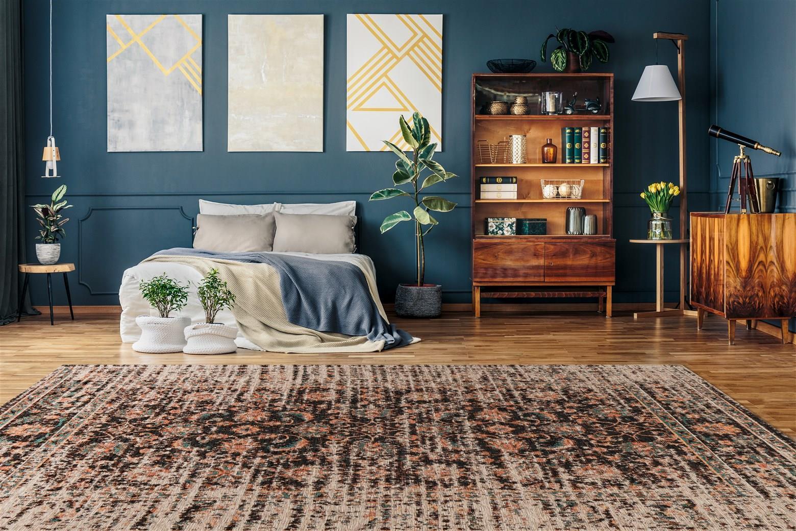 kayoom-charme-225-vintage-teppich-flachflor-mit-verwascheneffekt image 8