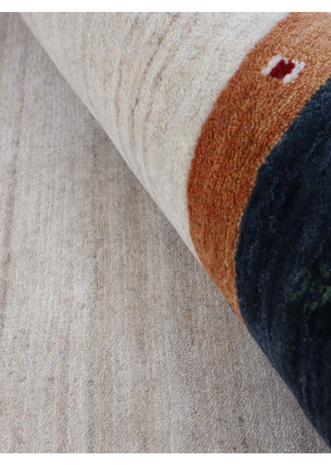 carpetfine-wollteppich-gabbeh-nura-beige-140x200-cm image 8