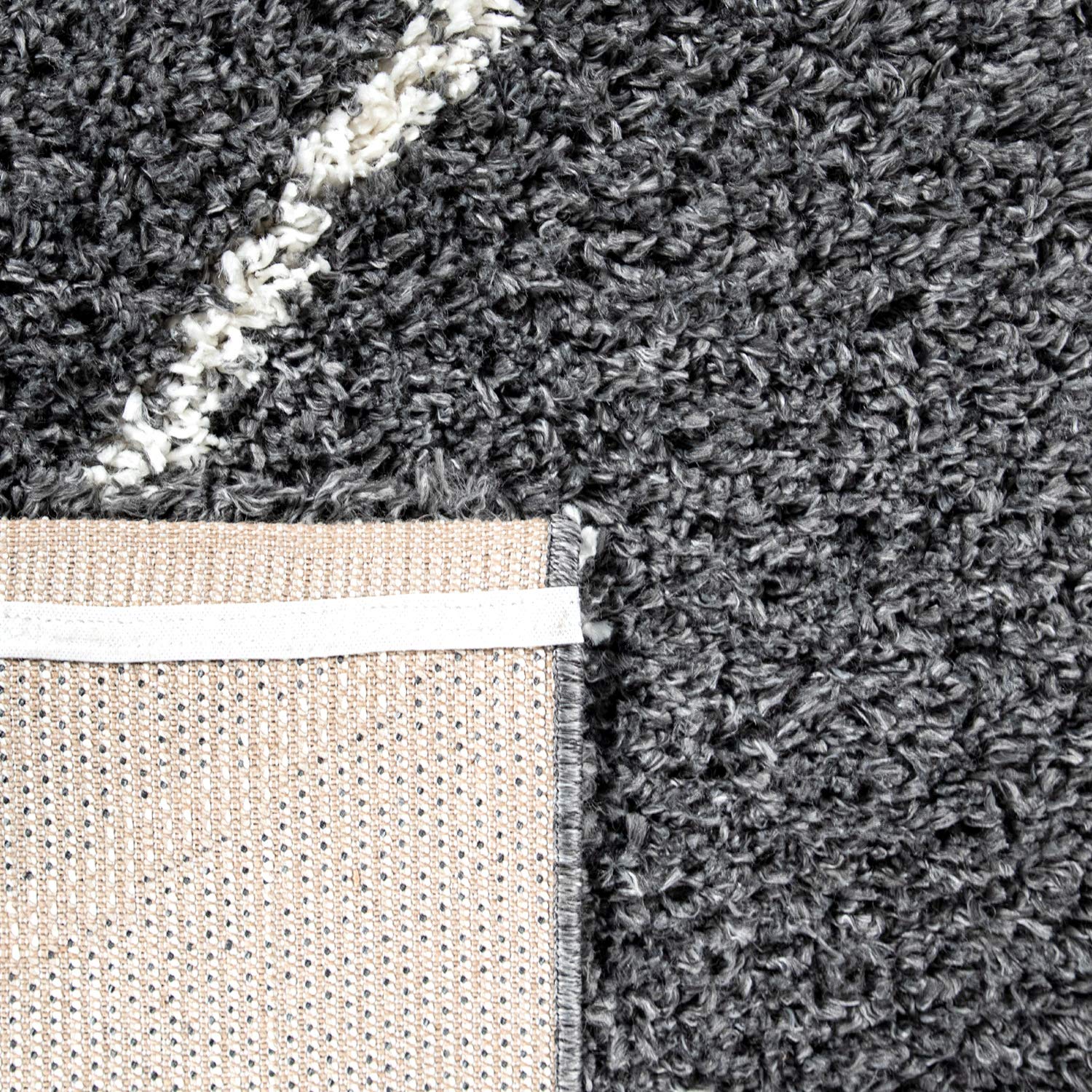 paco-home-shaggy-plus-hochflor-teppich-140x200-cm-anthrazit-rautenmuster image 4