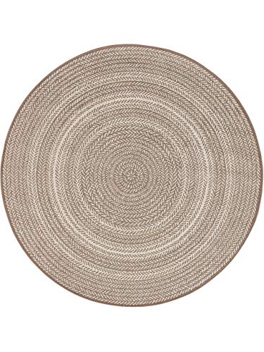 benuta-plus-in-outdoor-teppich-metro-flachgewebe-rund-120-cm-cream-taupe-wetterf image 4
