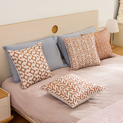 paco-home-kissenbezug-4er-set-geometrisch-modern-dunkelorange image 6