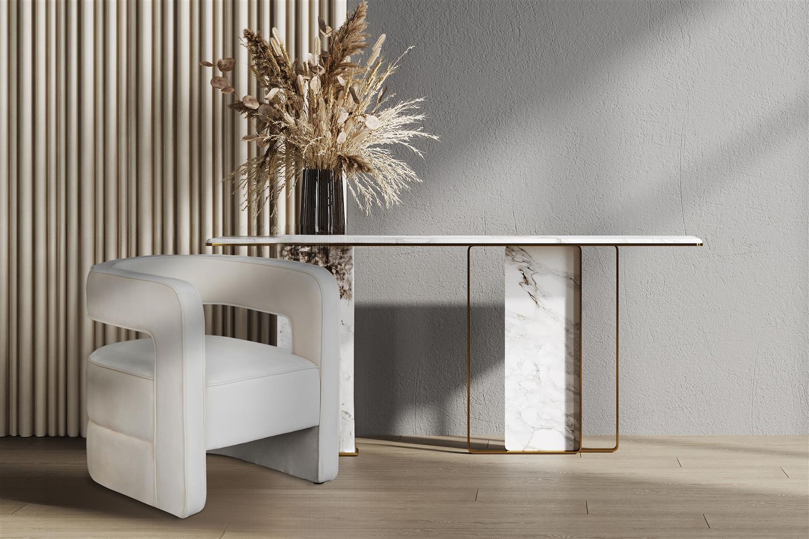 kayoom-sessel-venice-125-samt-polster-eisen-gestell-modernes-design image 2