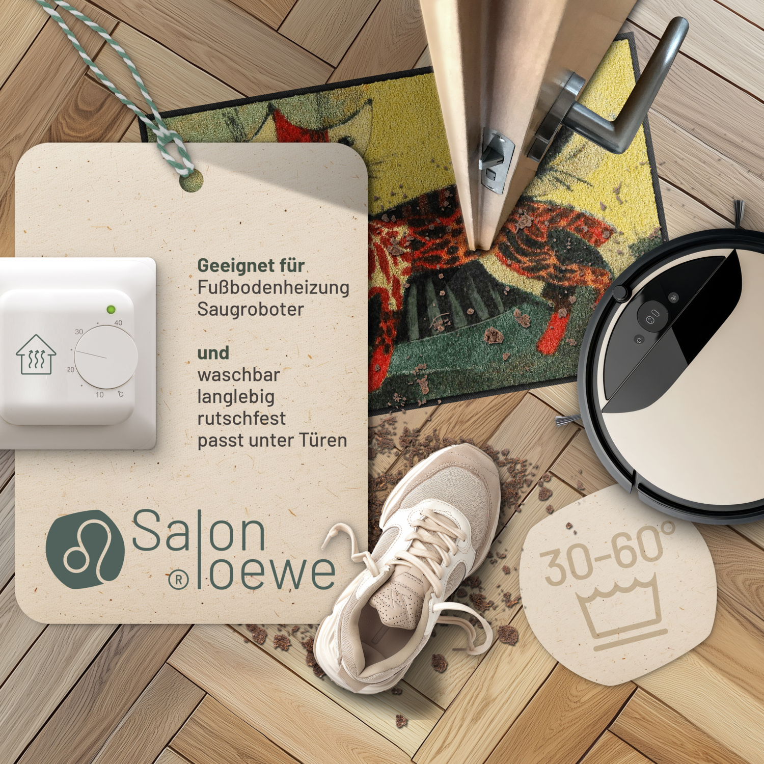 salonloewe-three-sisters-eingangsmatte-50-x-75-cm-waschbare-fu-matte-mit-katzenm image 3