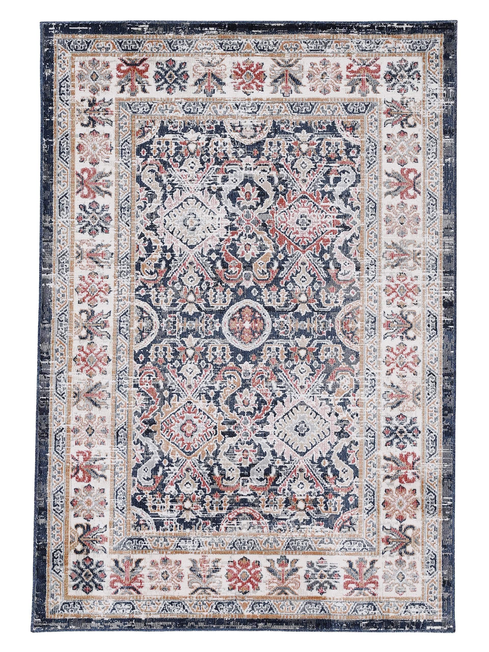 carpetfine-teppich-liana-blau-80x150-cm-moderner-vintage-teppich-f-r-wohn-und-sc image 1