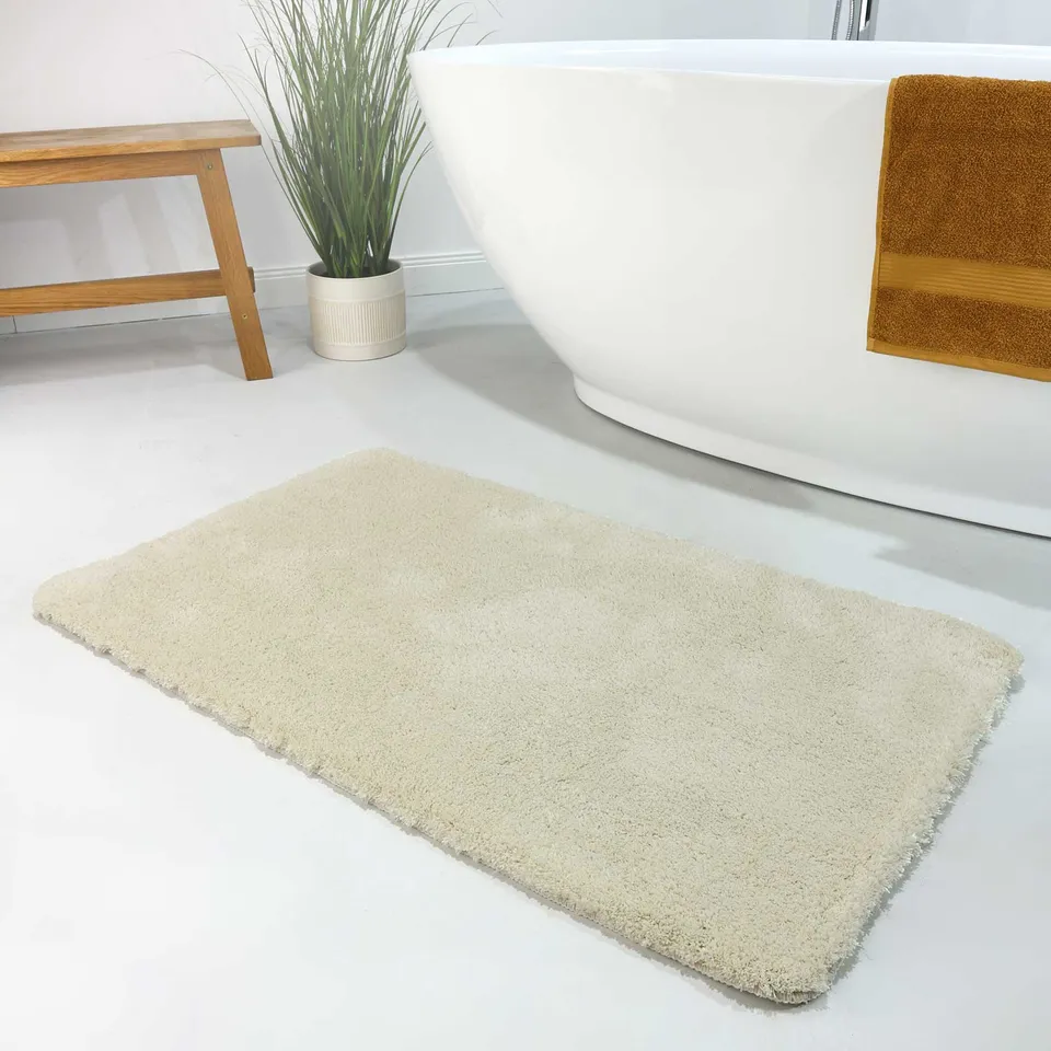 weconhome-homie-living-badteppich-porto-azzurro-beige-hochflor-getuftet image 1