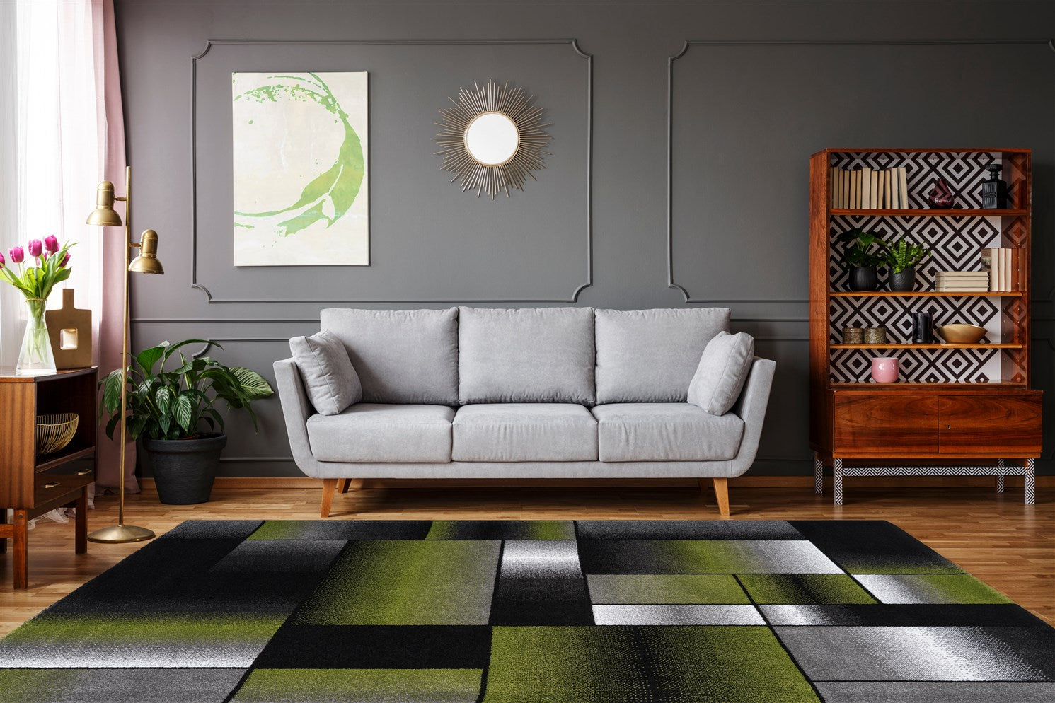 kayoom-broadway-300-kurzflorteppich-moderner-teppich-mit-harmonischem-muster image 7