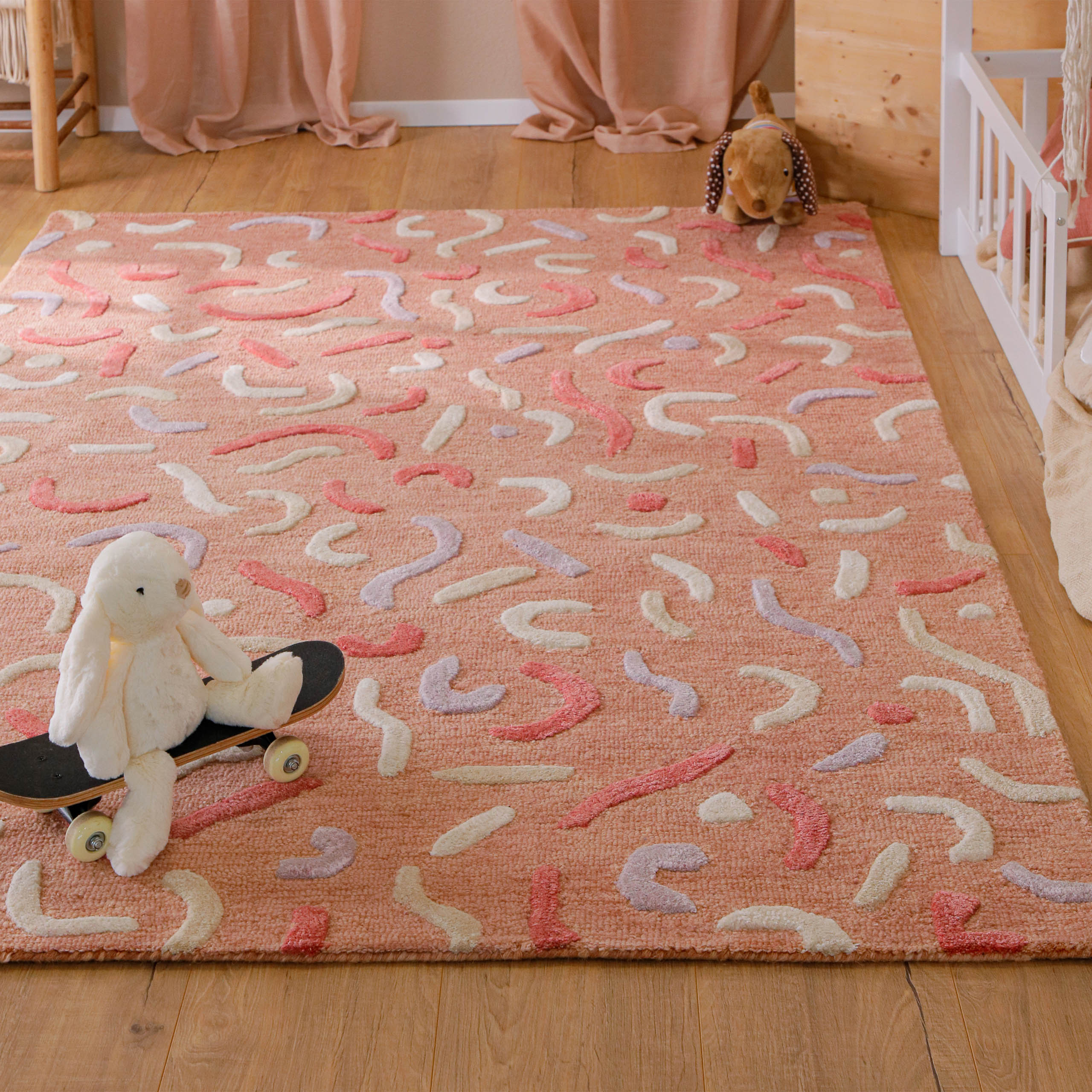 smart-kids-by-weconhome-confetti-2-0-kinderteppich-schurwolle-altrosa-multi image 2