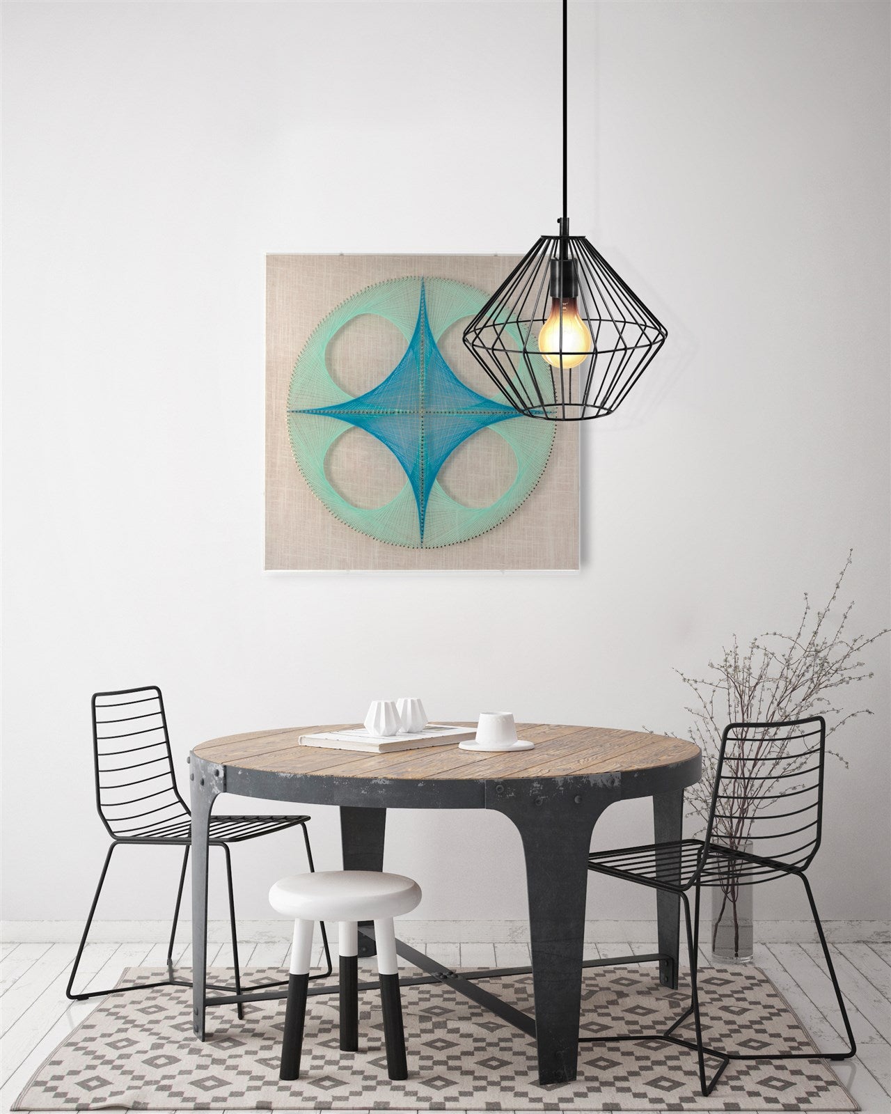 kayoom-faden-wandbild-happiness-45x45-cm image 3