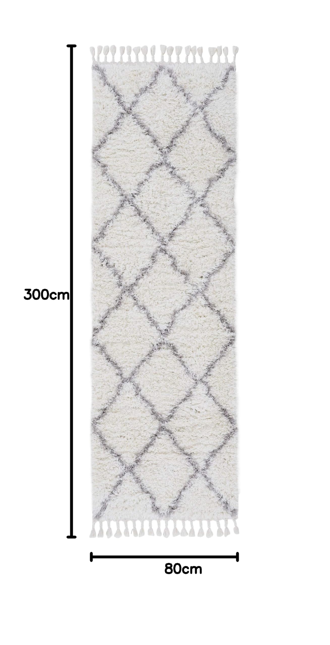 carpetfine-eddy-hochflorteppich-l-ufer-wei-80x300-cm image 2