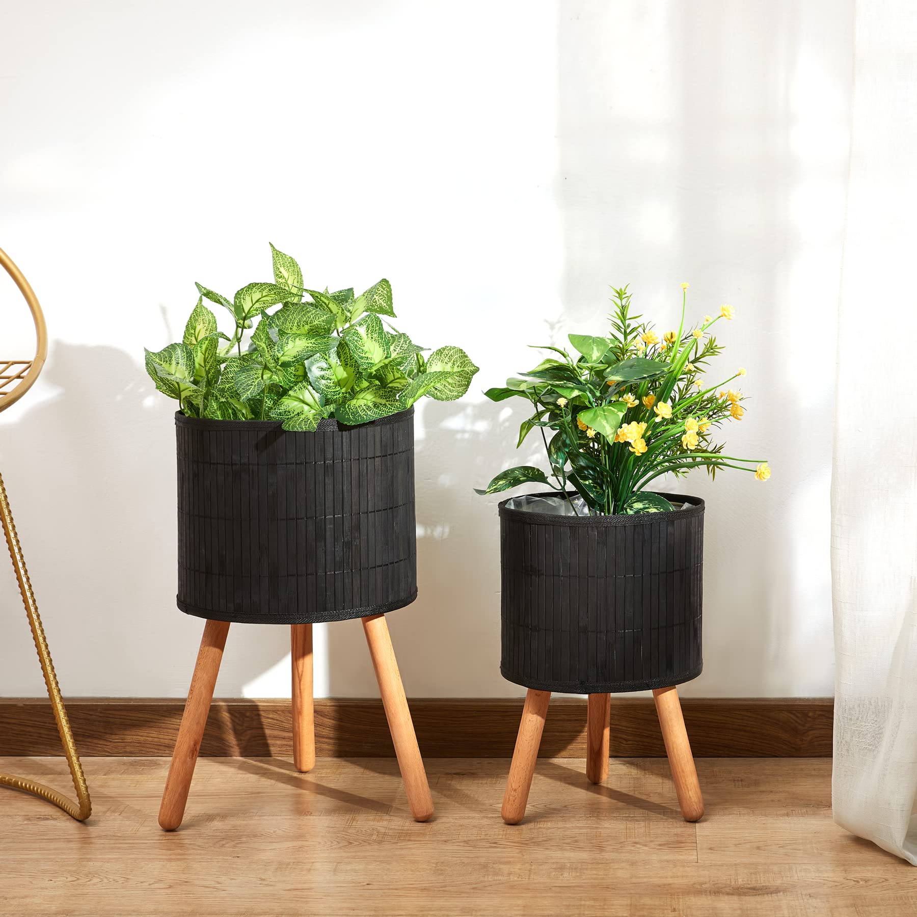 paco-home-blumentopf-bertopf-natur-rattan-set-2pcs-set-design-4-schwarz-gro image 3