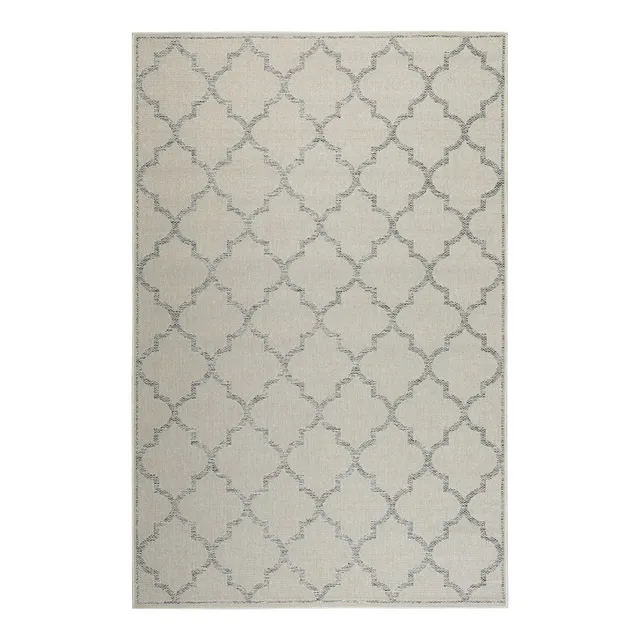 weconhome-gleamy-outdoor-teppich-beige-grau-gewebt image 1