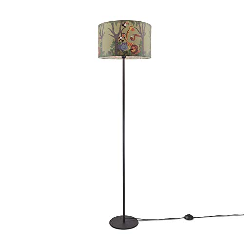 paco-home-kinder-stehlampe-dschungel-tier-motiv-einbeinig-schwarz-schirm-gr-n-38 image 6