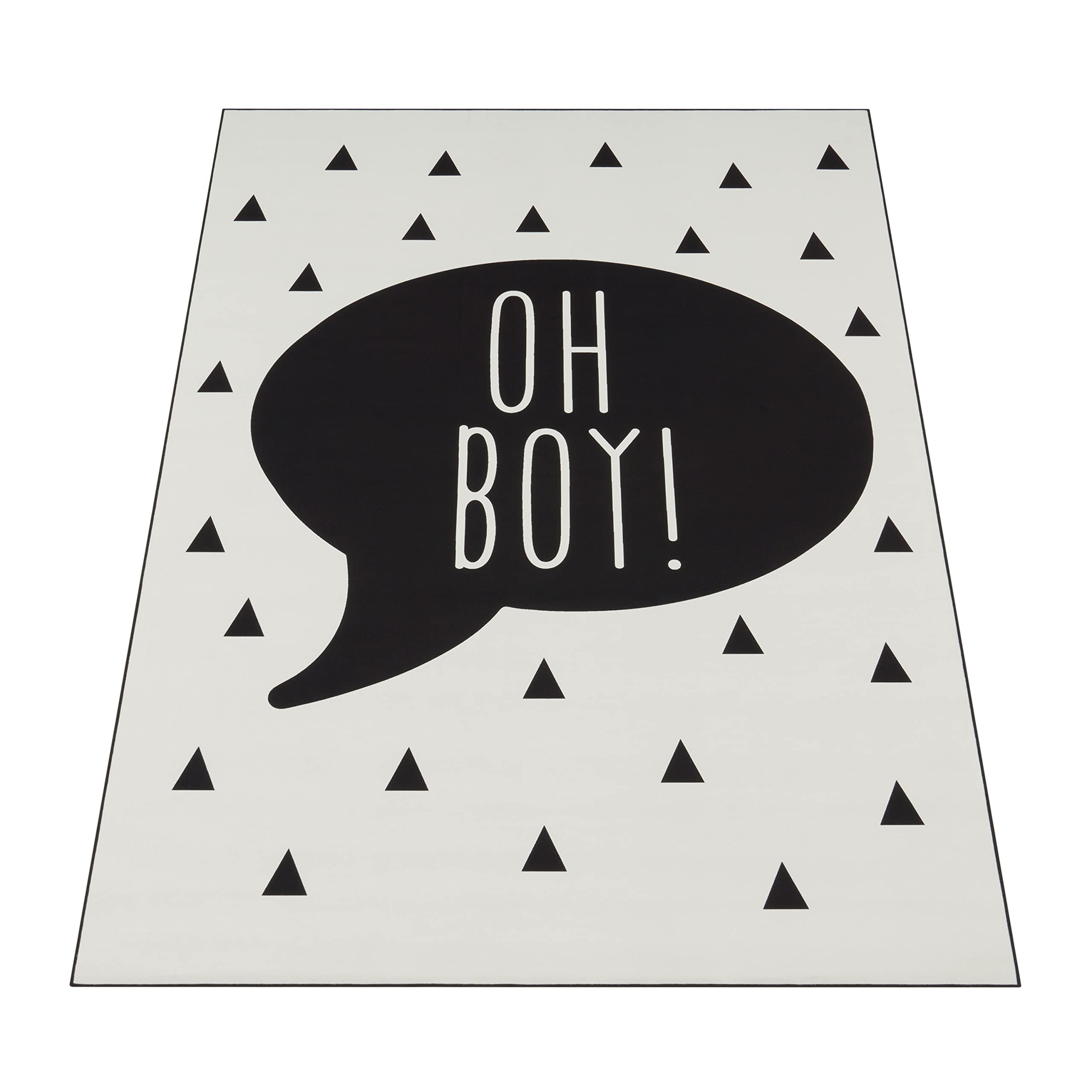 paco-home-kinderteppich-kinderzimmer-jungen-babyteppich-spruch-schwarz-wei-80x15 image 5