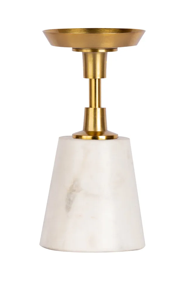 kayoom-kerzenhalter-fayya-125-marmor-und-eisen-luxuri-ses-finish image 1