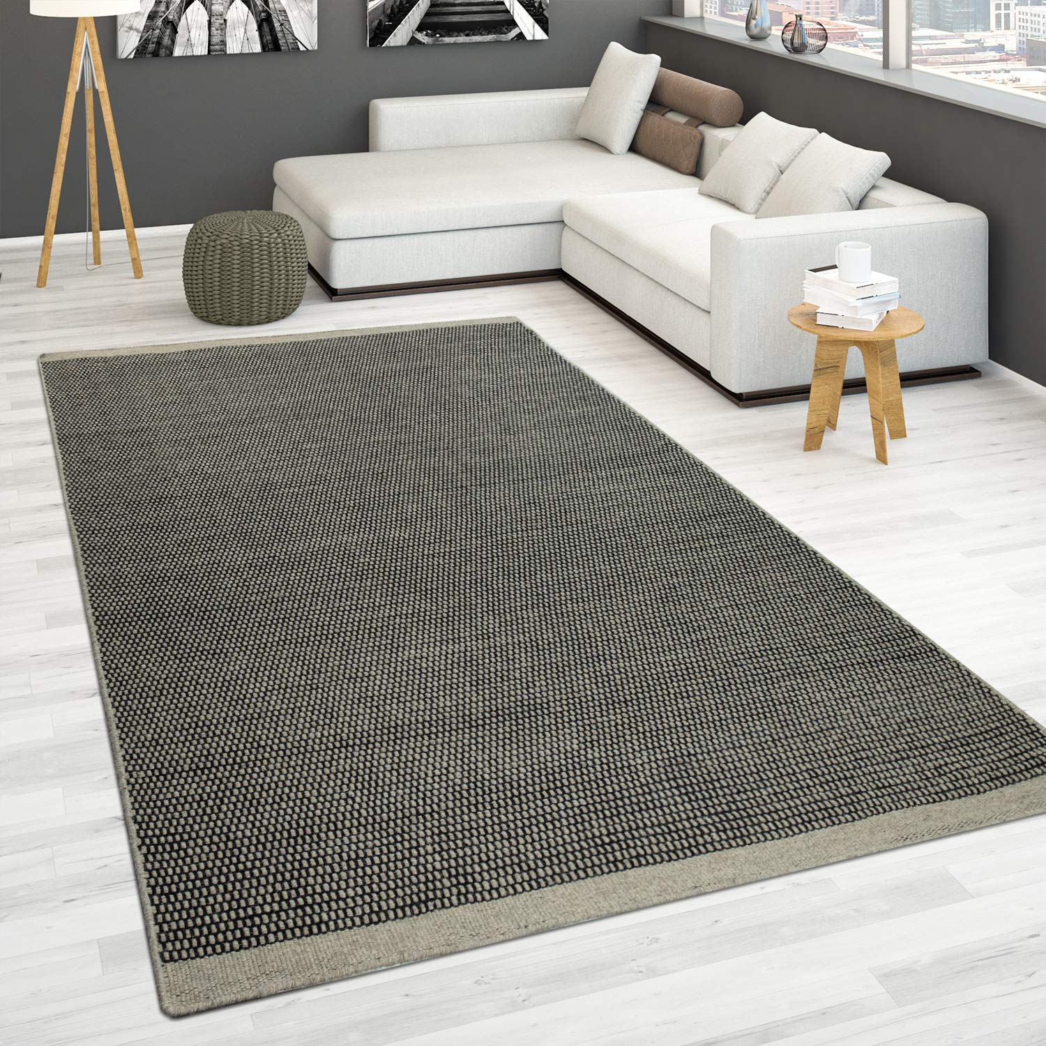 paco-home-handgewebter-wollteppich-skandi-flachgewebe-60x110-cm-grau image 1