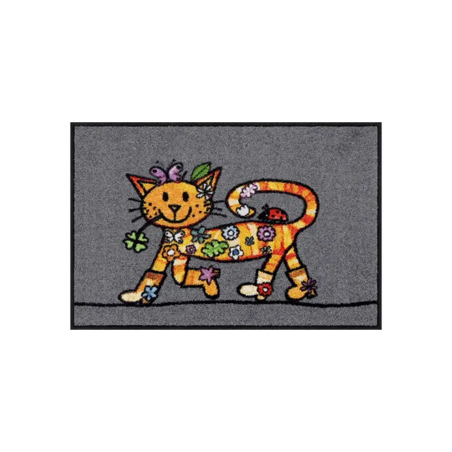 salonloewe-funky-cat-eingangsmatte-50-x-75-cm image 1