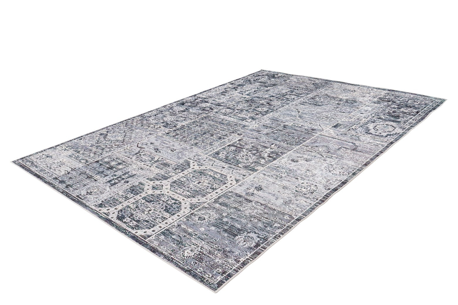kayoom-rhodin-1225-vintage-teppich-mit-ice-effect-pflegeleicht image 2