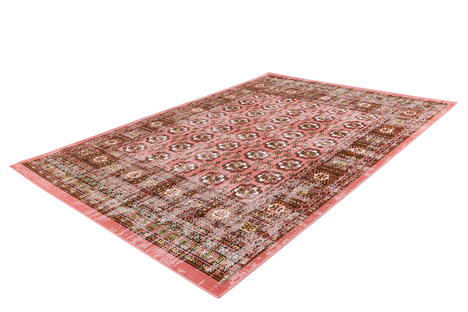 kayoom-ariya-625-vintage-teppich-mit-fransen-jute-r-cken image 2
