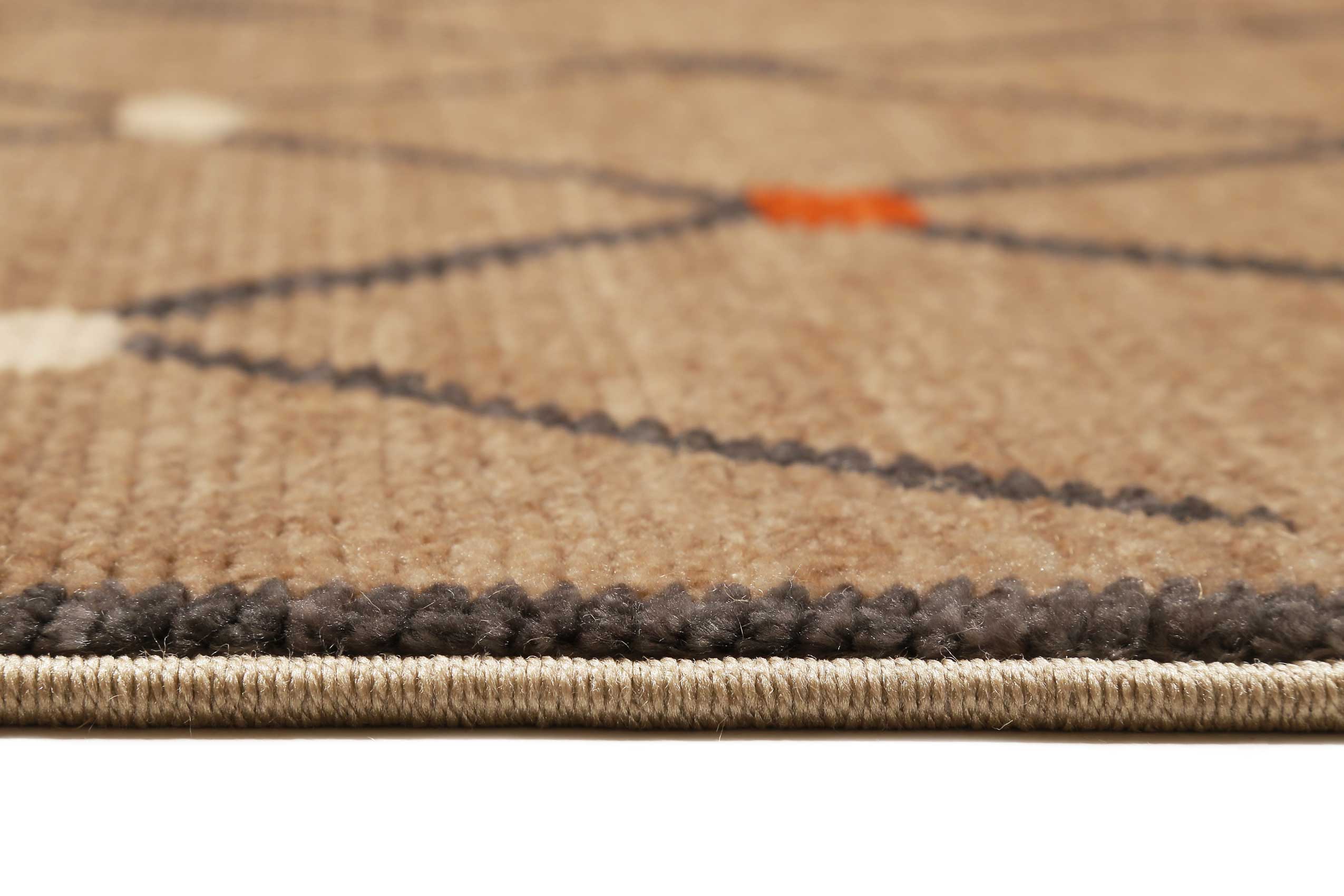 weconhome-march-bonsecours-teppich-braun-kurzflor-b-ware-kelim-muster-120x170-cm image 4