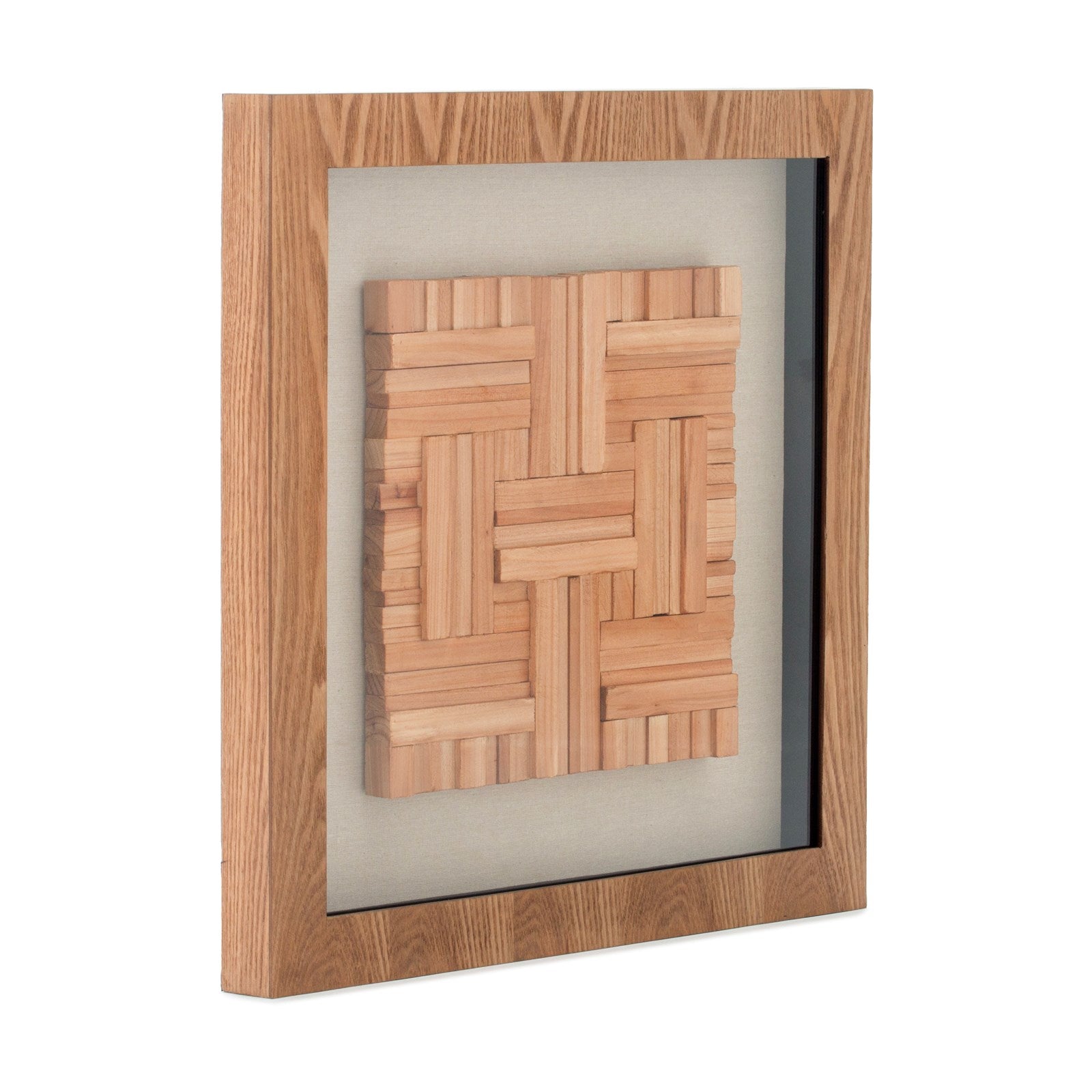 kayoom-bilder-holzkunst-carr-i-60x60-cm-holz-3d-wandbild image 4