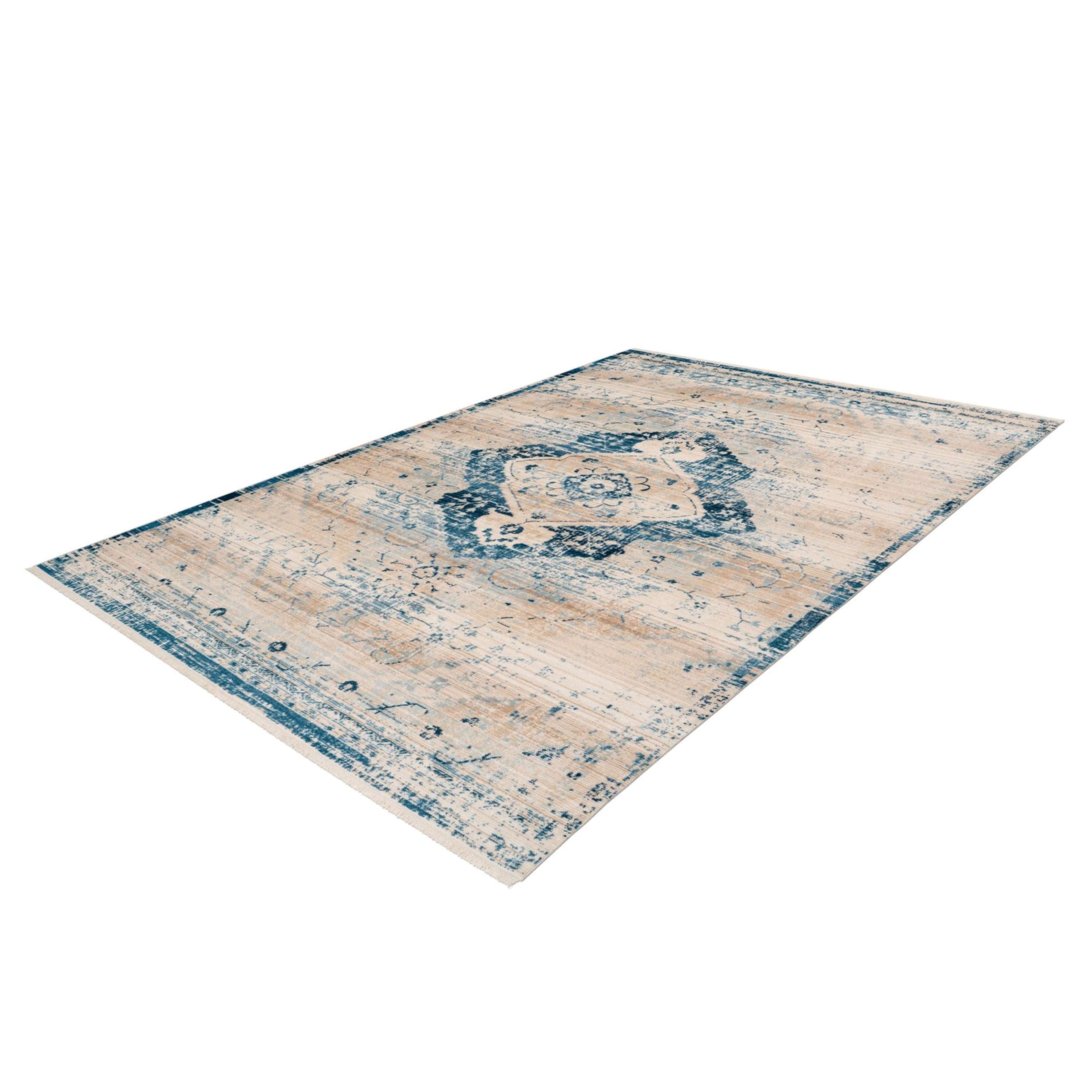kayoom-baroque-525-fransenteppich-weicher-vintage-teppich-mit-orientalischem-mus image 4