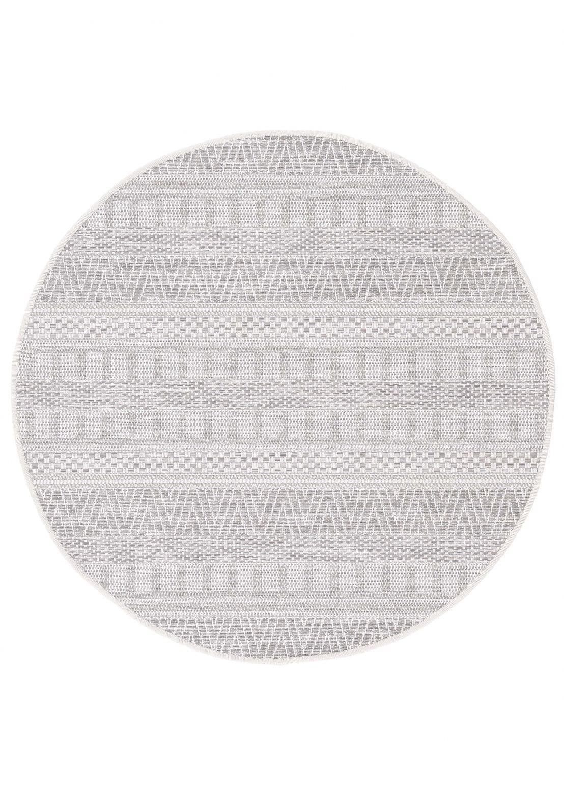 carpetfine-boho-rund-beige-flachgewebeteppich-120-cm-in-outdoor-teppich image 1