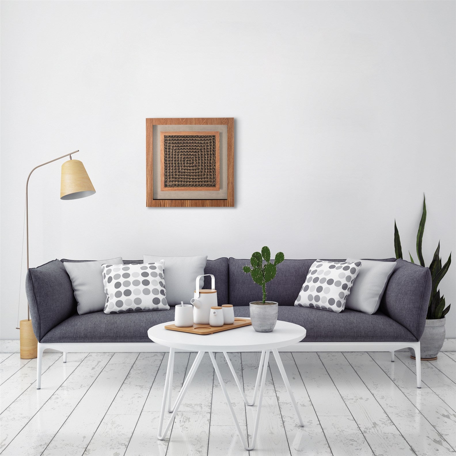 kayoom-bilder-holzkunst-carr-ii-60-cm-x-60-cm-holzmaterialien image 2