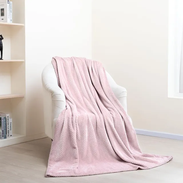 paco-home-waffeldecke-flauschig-pink-150x200-cm-polyester image 1