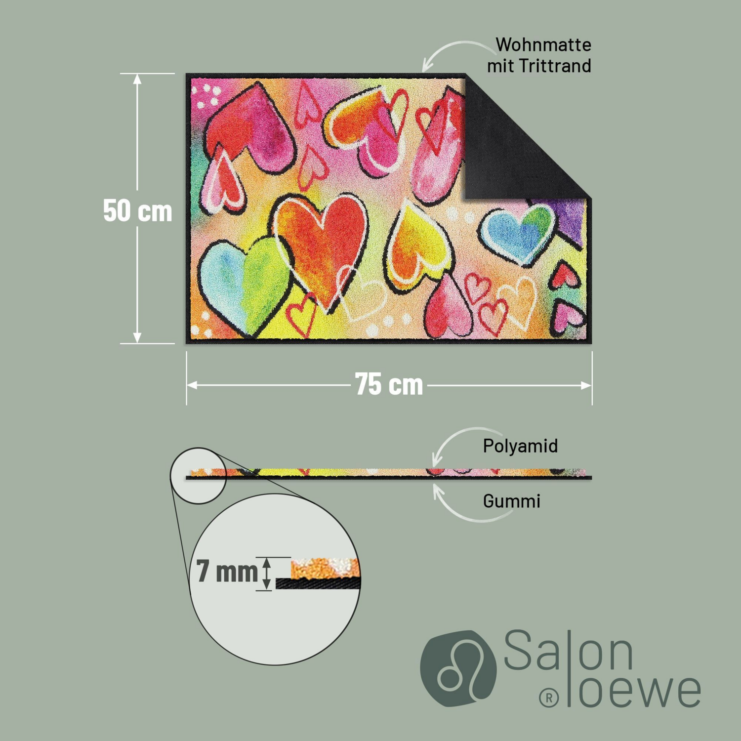salonloewe-heart-motion-eingangsmatte-50-x-75-cm image 3