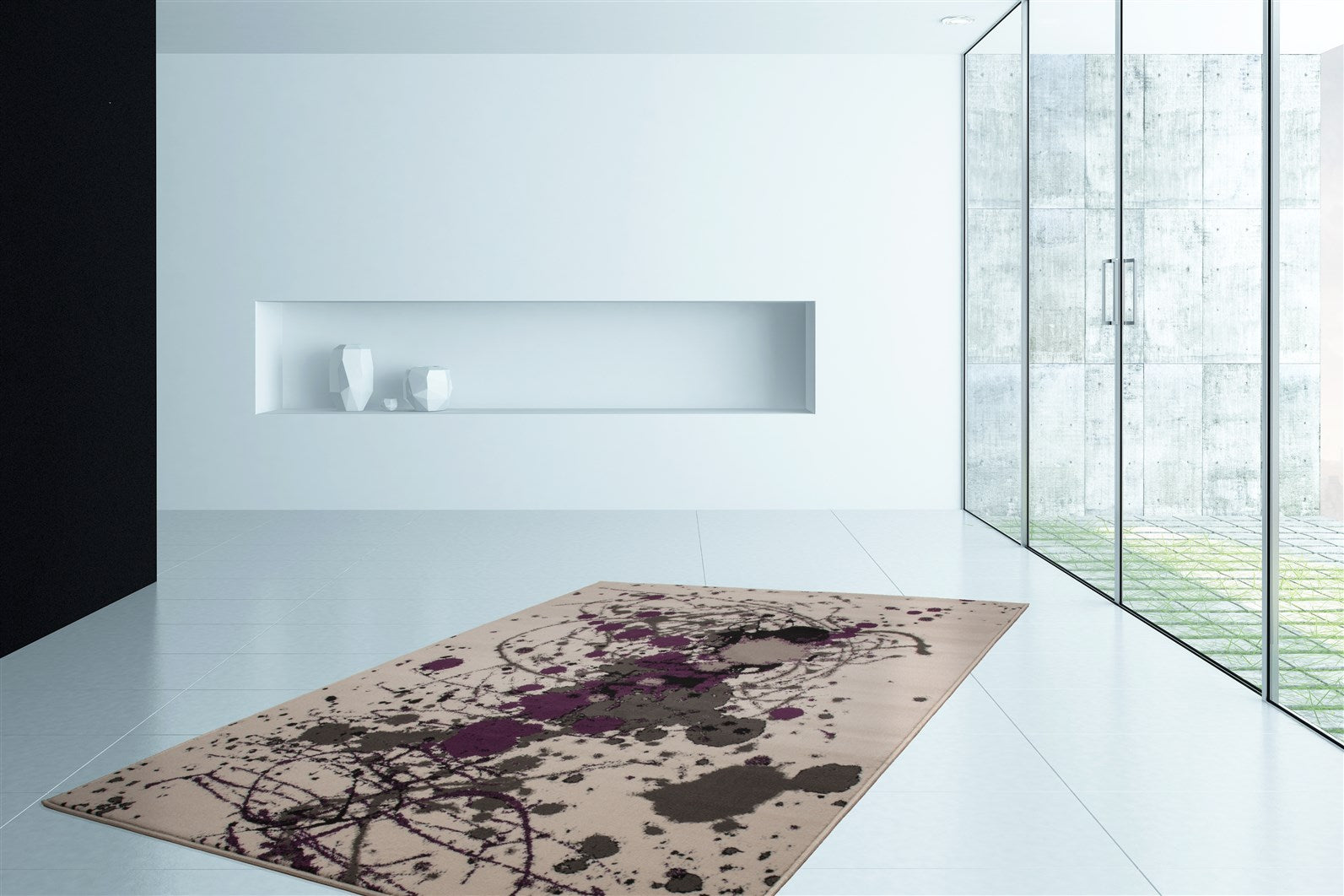kayoom-rohullah-5010-flachflorteppich-modernes-farbklecks-design-verschiedene-fa image 4
