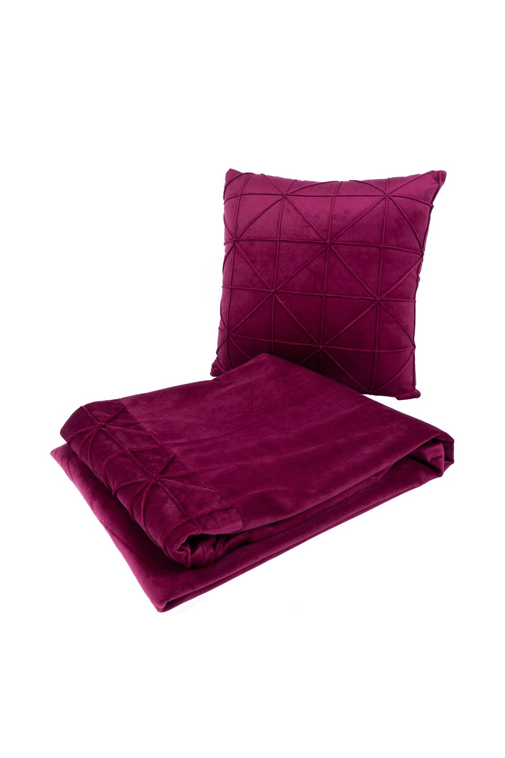 kayoom-paulina-200-2er-set-dekokissen-kuscheldecke-im-retro-design image 1