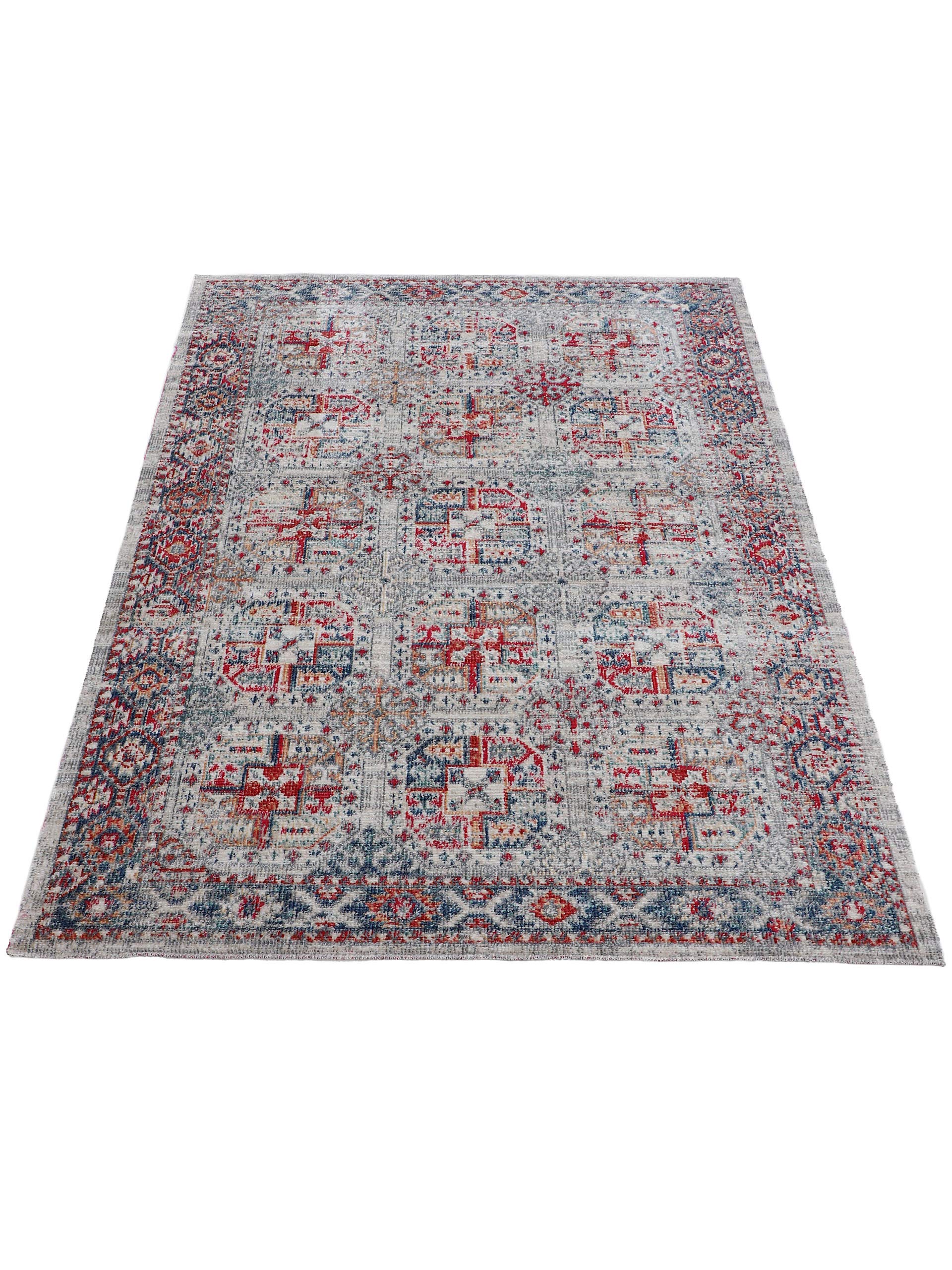 carpetine-flachgewebeteppich-mahal-hellgrau-80x150-cm-moderner-teppich-100-polyp image 4