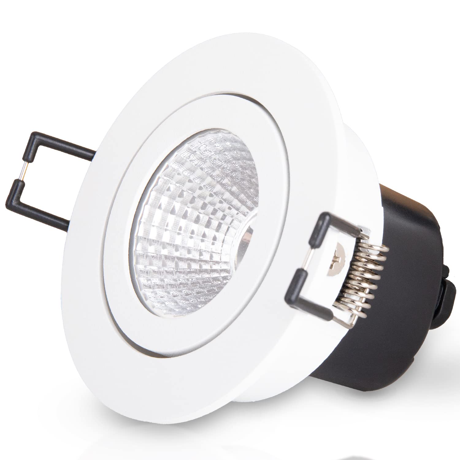 paco-home-led-einbaustrahler-schwenkbar-deckenspot-wei image 1
