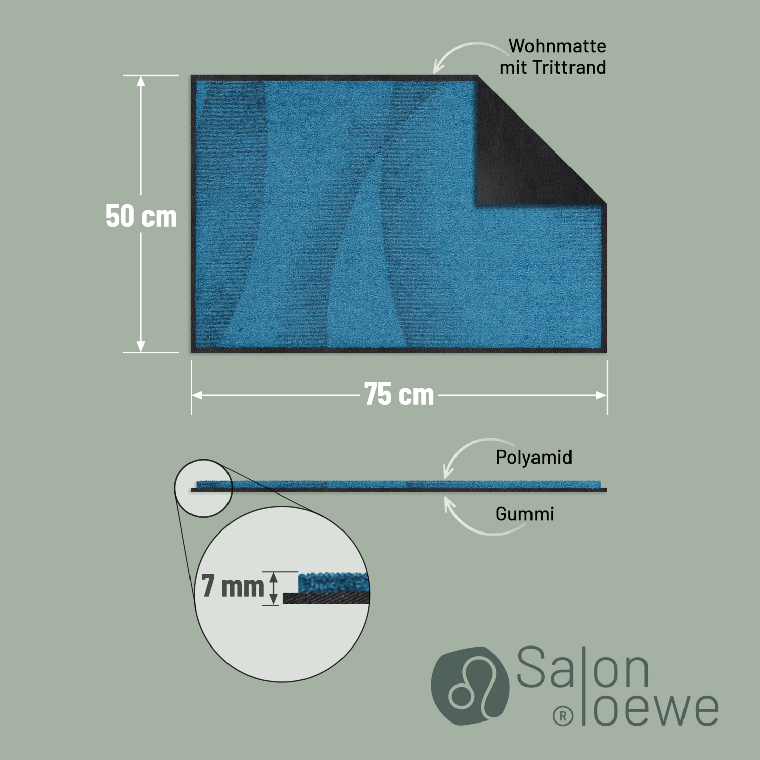 salonloewe-dune-aquamarin-teppich-50-x-75-cm-kleiner-teppich-in-aquamarin image 4