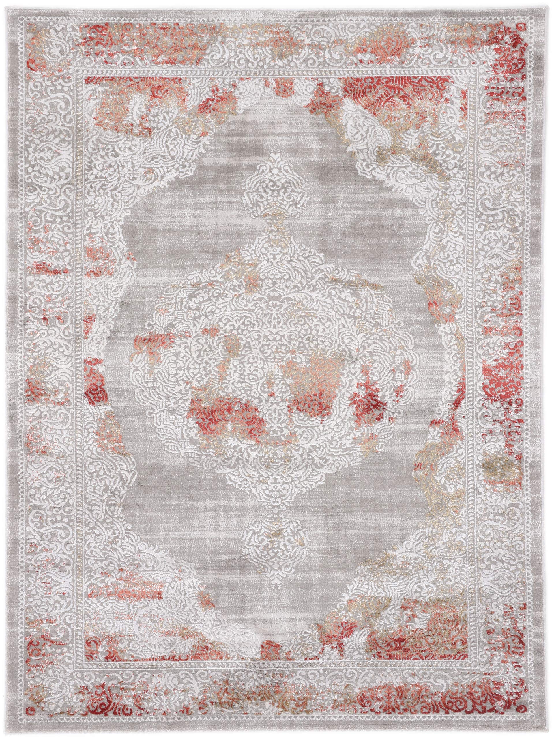 carpetfine-vintage-teppich-amira-beige-120x170-cm-rechteckig-aus-viskose-polyest image 1