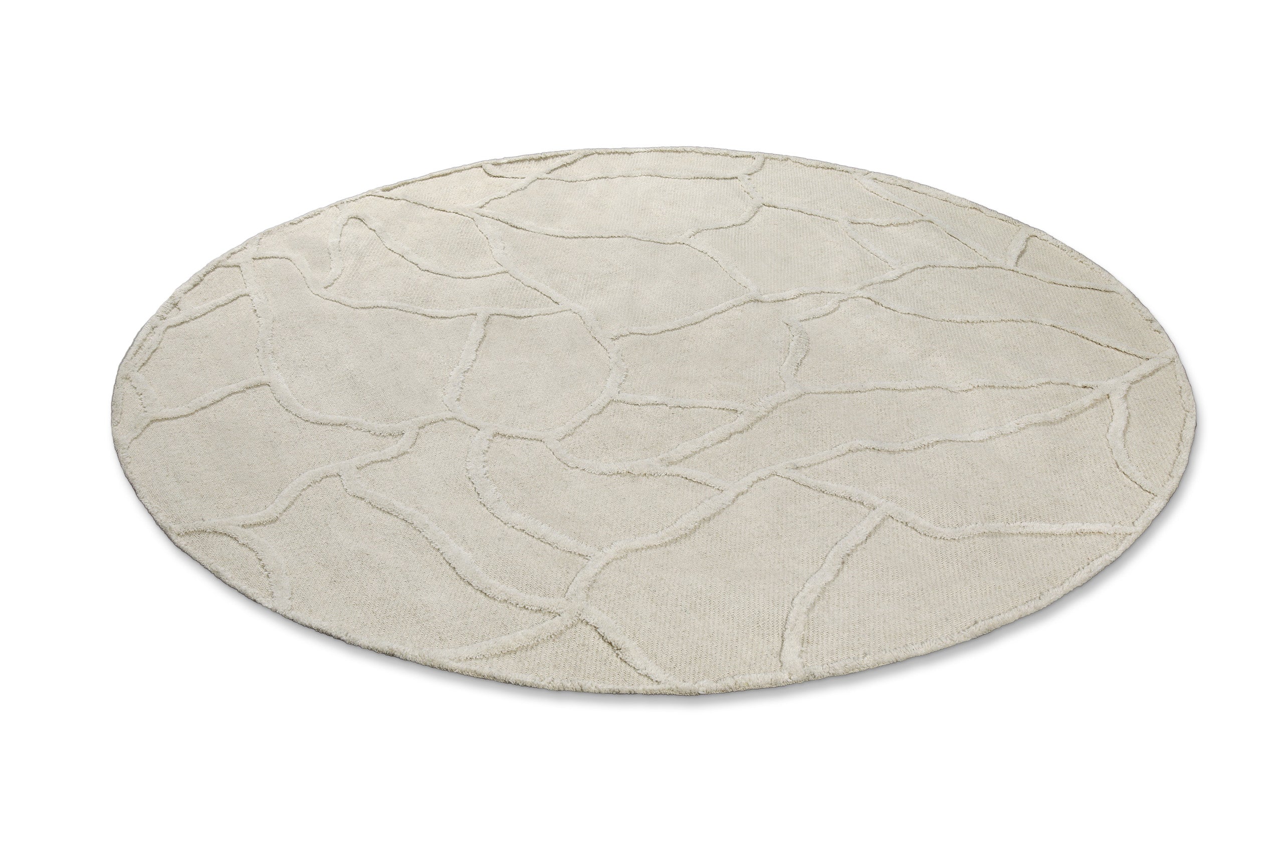 weconhome-hamptons-twentysix-kurzflor-teppich-rund-creme-wei image 3