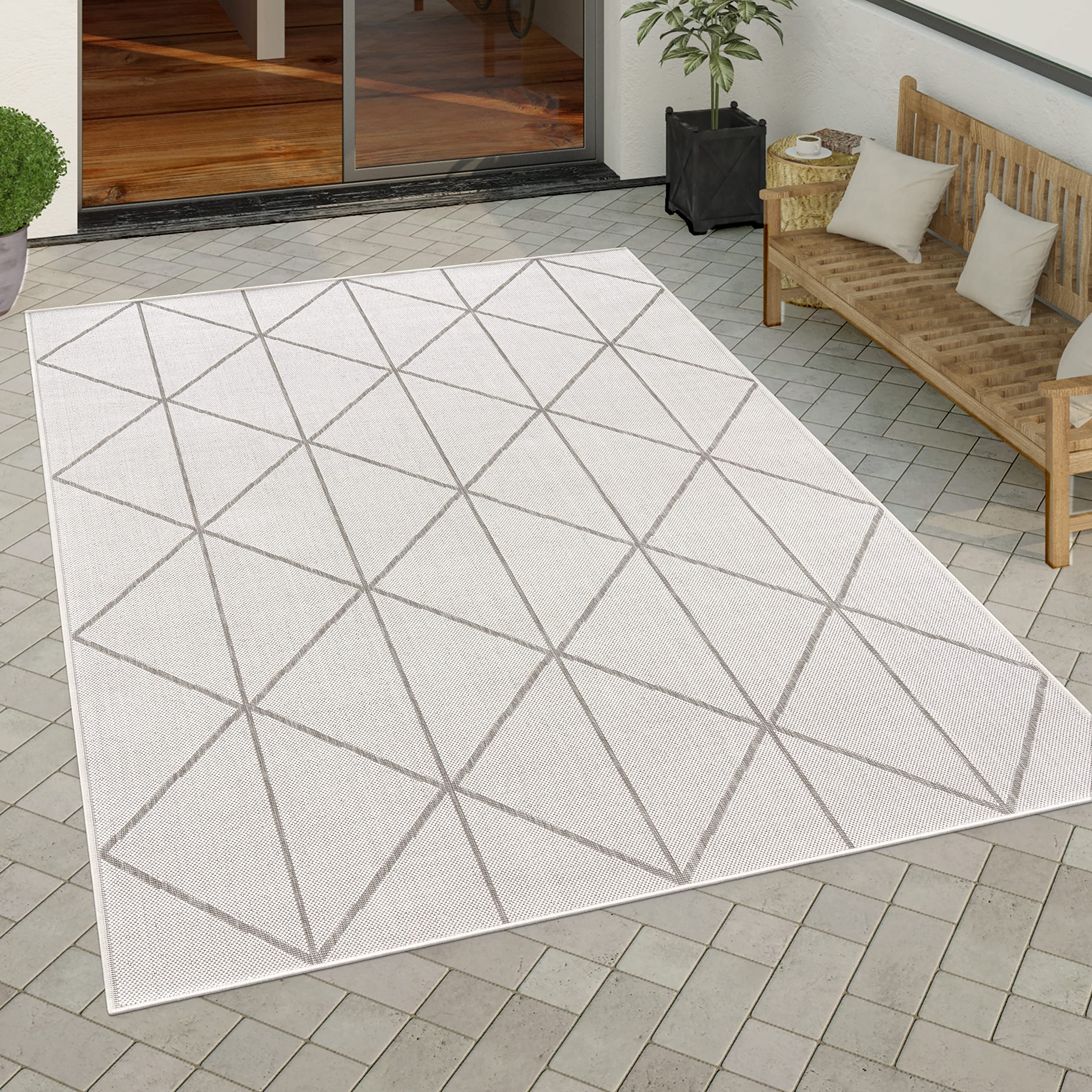 paco-home-outdoor-teppich-sisaloptik-rauten-anthrazit-200x280-cm image 8