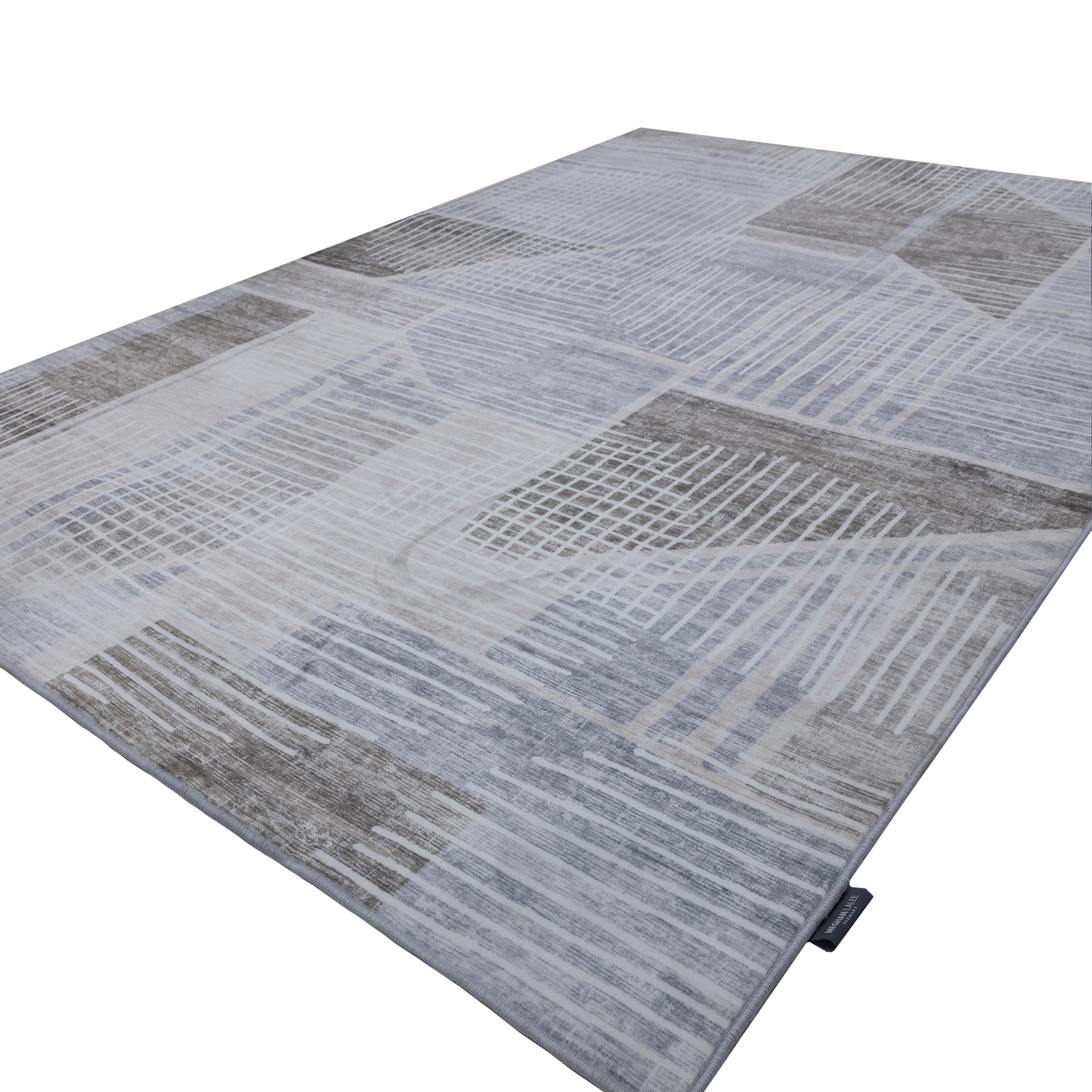 kayoom-visionary-129-taupe-kurzflor-teppich-aus-polyester-6-mm-flor-verschiedene image 4