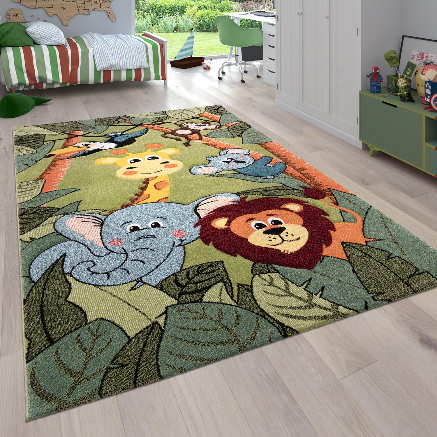 paco-home-kinderteppich-dschungel-tiere-160x230-cm-beige image 7