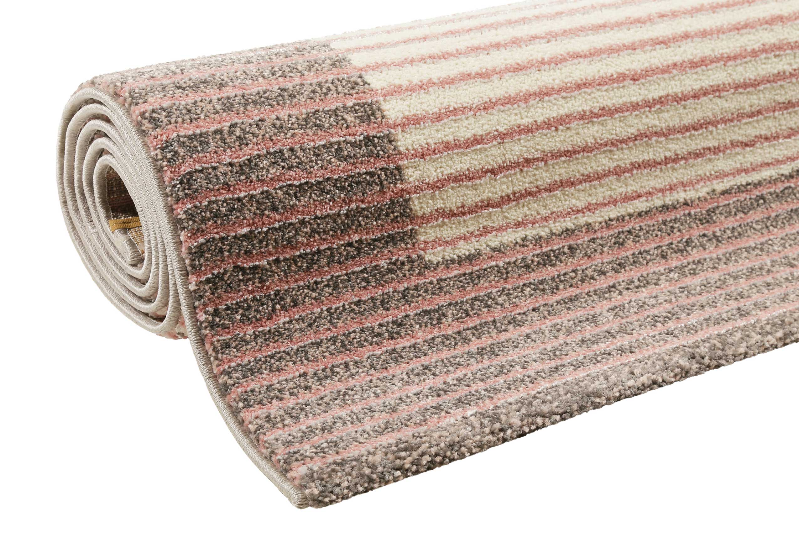 weconhome-velvet-flow-teppich-rosa-grau-kurzflor-gewebt image 6