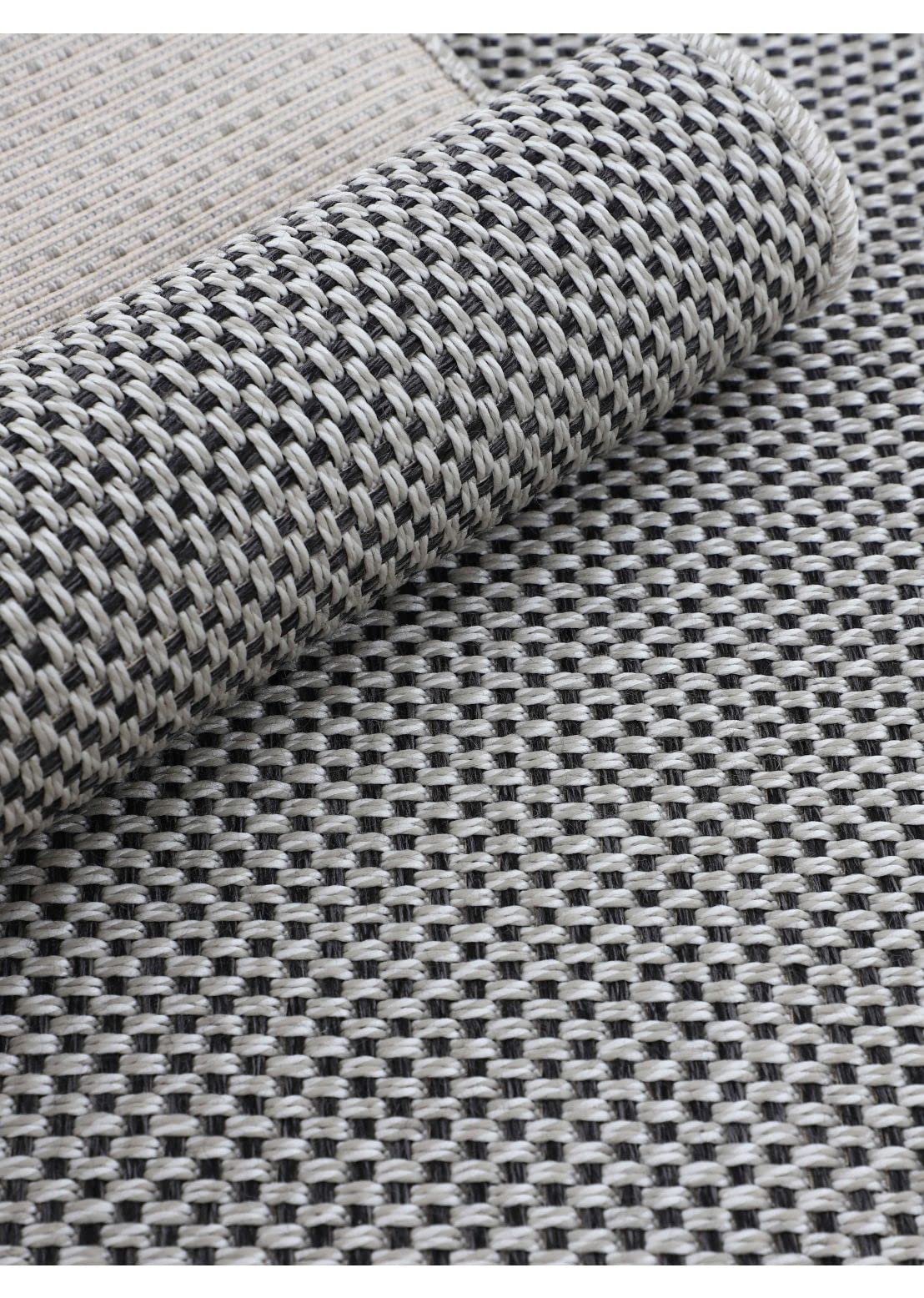 carpetfine-in-und-outdoor-teppich-boho-rund-beige-flachgewebeteppich-120-cm image 8