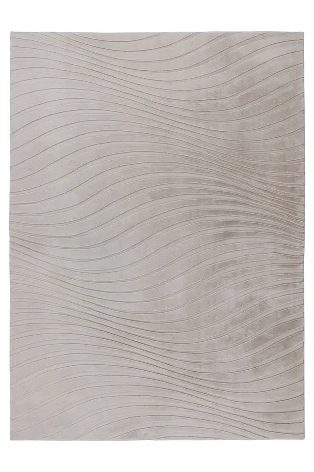 kayoom-earth-125-kurzflorteppich-12-mm-florh-he-1500-g-m-polyester-helltaupe-4-g image 1