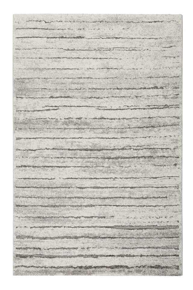 weconhome-woodland-kurzflor-teppich-grau-creme-wei-moderner-webteppich-mit-strei image 1