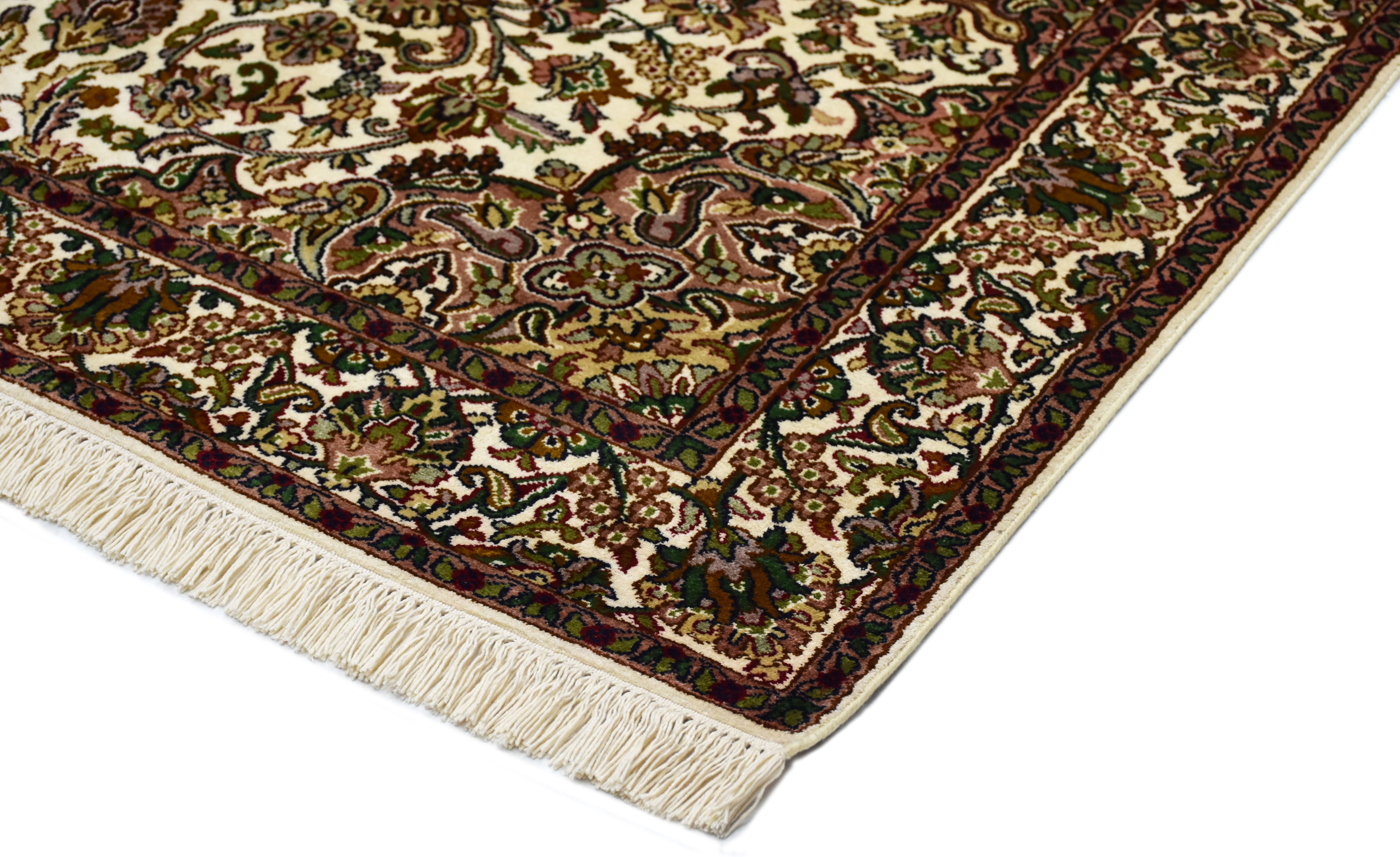 kayoom-kashan-9509-multi-teppich-122cm-x-181cm-handgewebt-orient-design image 5
