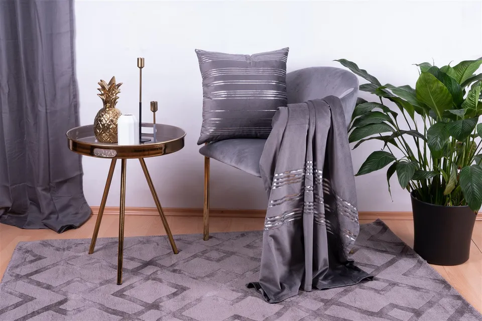 kayoom-dekokissen-decke-prisma-525-2er-set-glamour-ses-retro-muster-weiche-hapti image 1