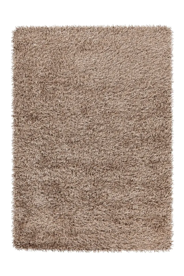 kayoom-beat-8102-langflorteppich-wei-taupe-flauschiger-fransenteppich image 1
