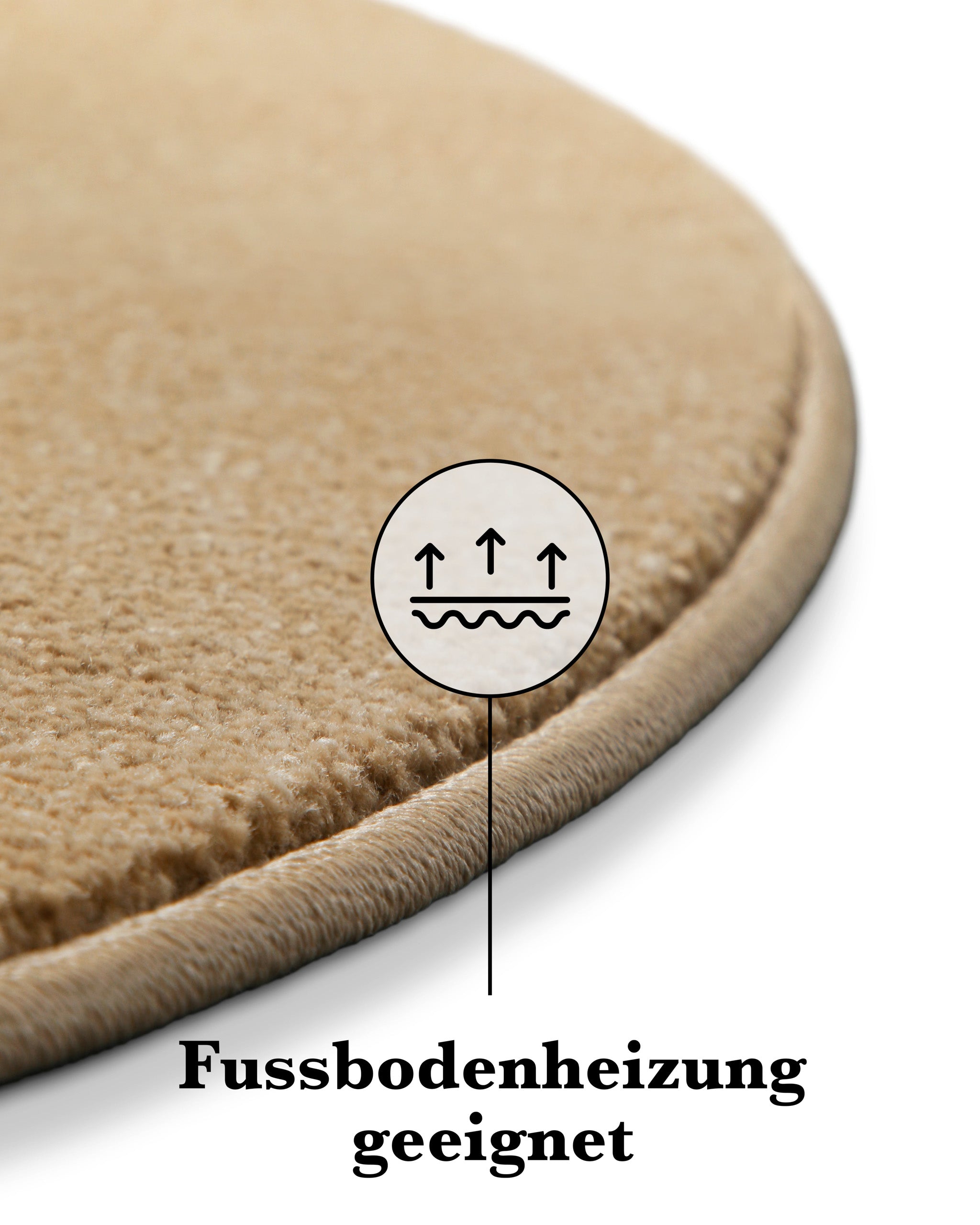 weconhome-basics-kurzflorteppich-freja-rund-sand-beige-gewebt-polypropylen-120-c image 4